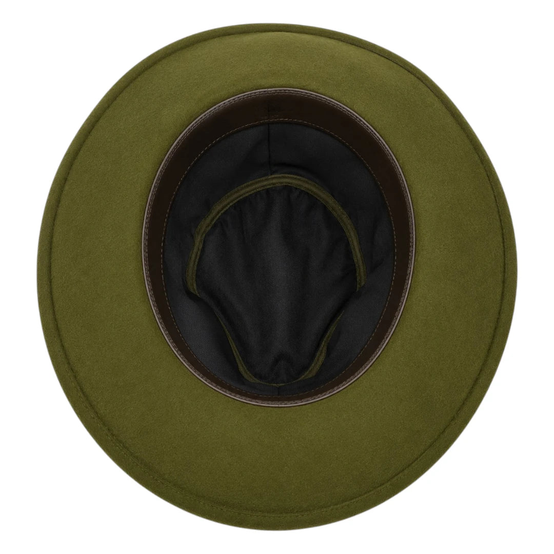 Texas Hats Premium Green Wool Felt Western Cowboy Hat