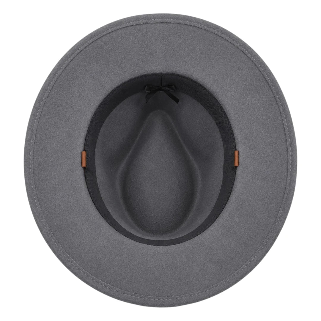 Texas Hats Premium Gray Wool Felt Western Cowboy Hat