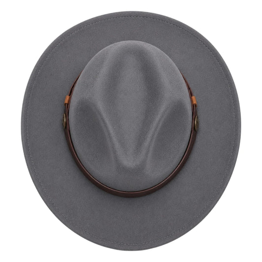 Texas Hats Premium Gray Wool Felt Western Cowboy Hat