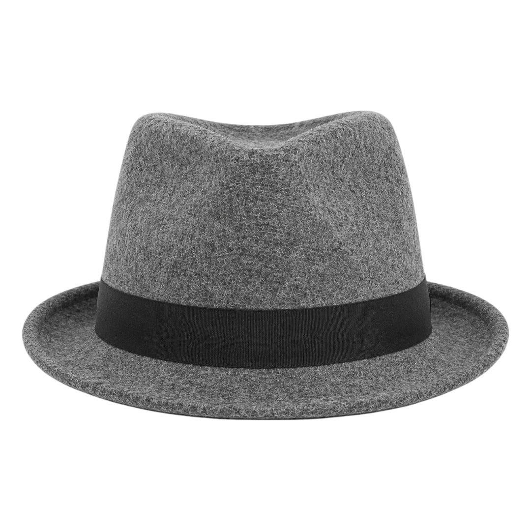 Texas Hats Gray Wool Felt Trilby Fedora Hat