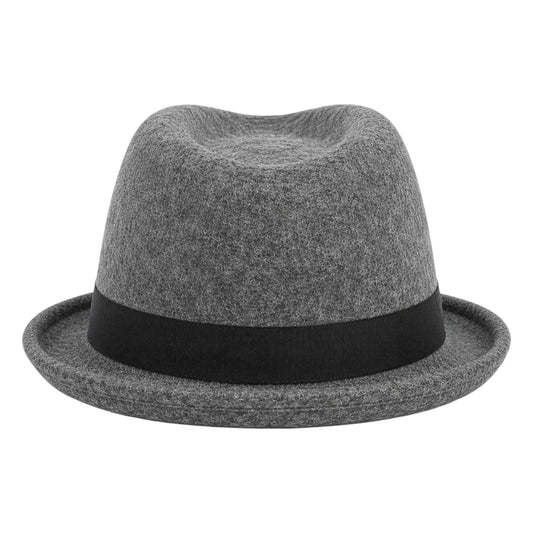 Texas Hats Gray Wool Felt Trilby Fedora Hat